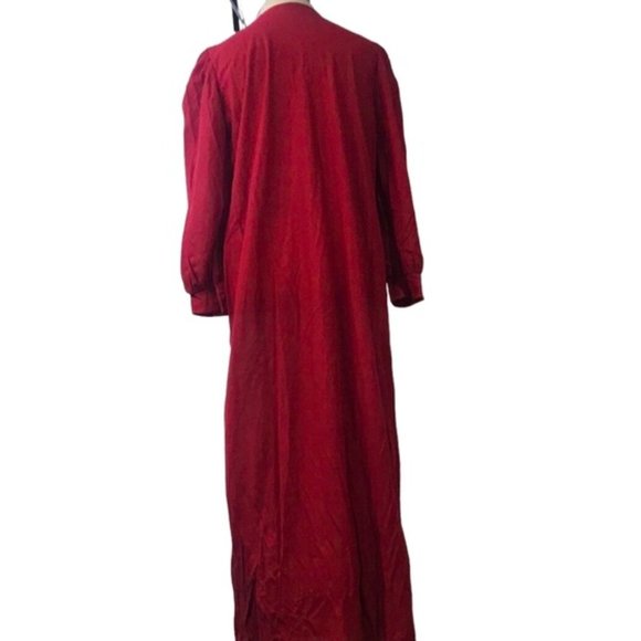 Red Robe Nightgown Costume Size 14-16 - Picture 4 of 6